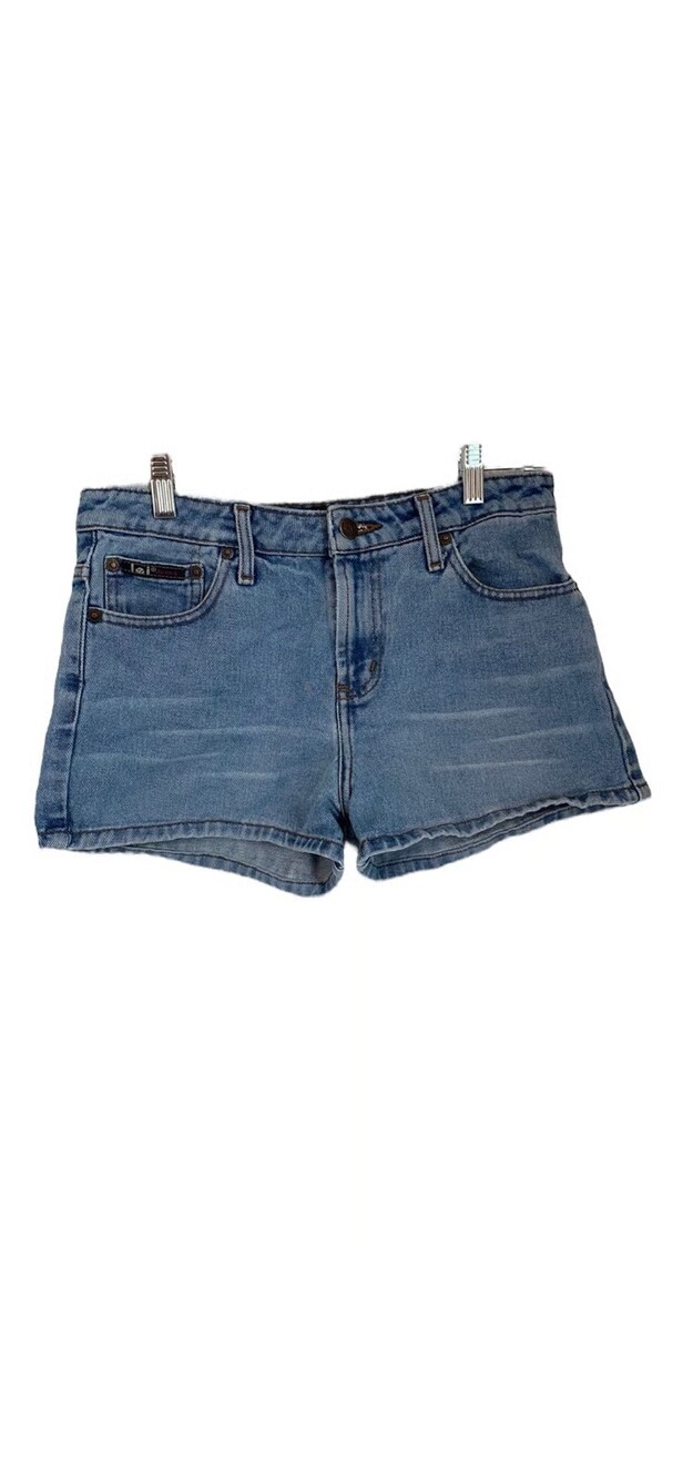 Vintage 90s Indie Grunge L.E.I 100% Cotton Denim Jeans Shorts Size 9 LEI